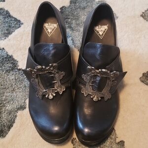 Rare Fluevog Mission Engle Leather Shoes